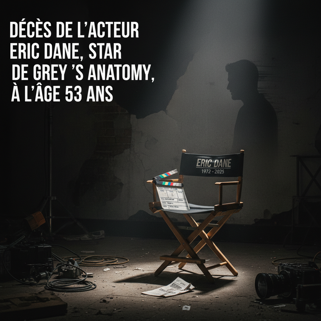 Décès de l'acteur Eric Dane, star de Grey's Anatomy, à l'âge de 53 ans