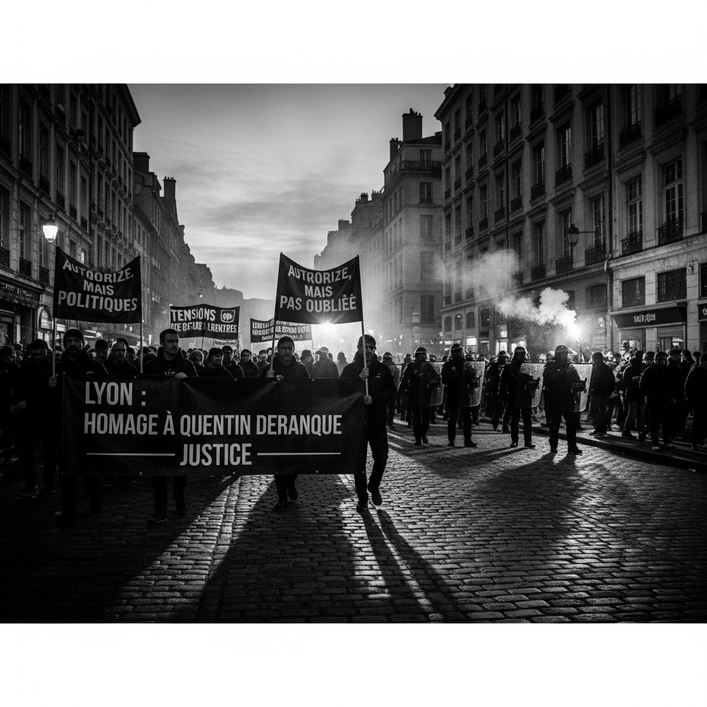 Lyon : Marche hommage à Quentin Deranque autorisée, tensions politiques et sécuritaires