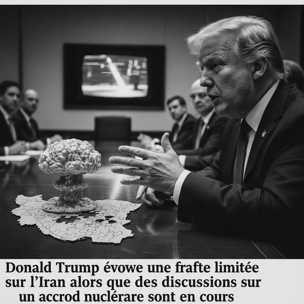 Donald Trump envisage une frappe militaire limitée sur l'Iran alors qu'un accord nucléaire est en préparation