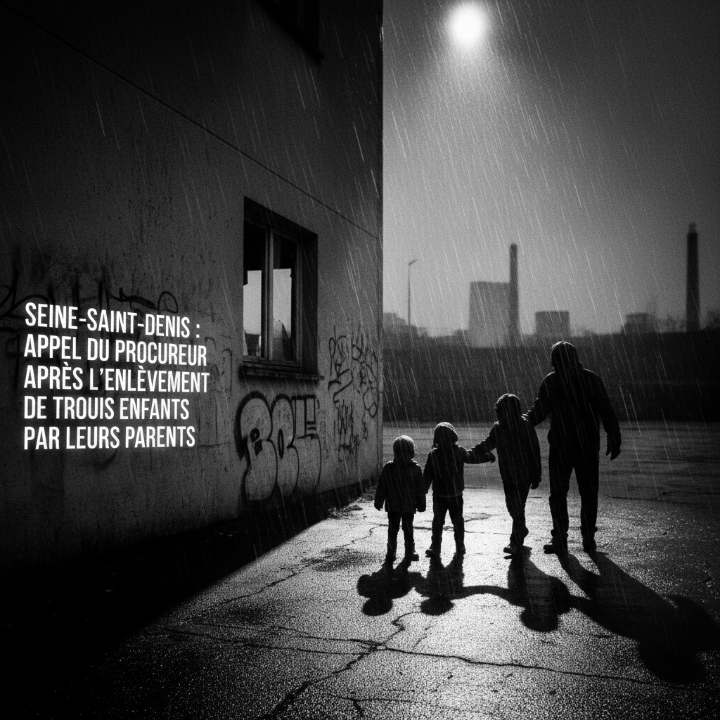 Seine-Saint-Denis : Appel du procureur après l'enlèvement de trois enfants par leurs parents