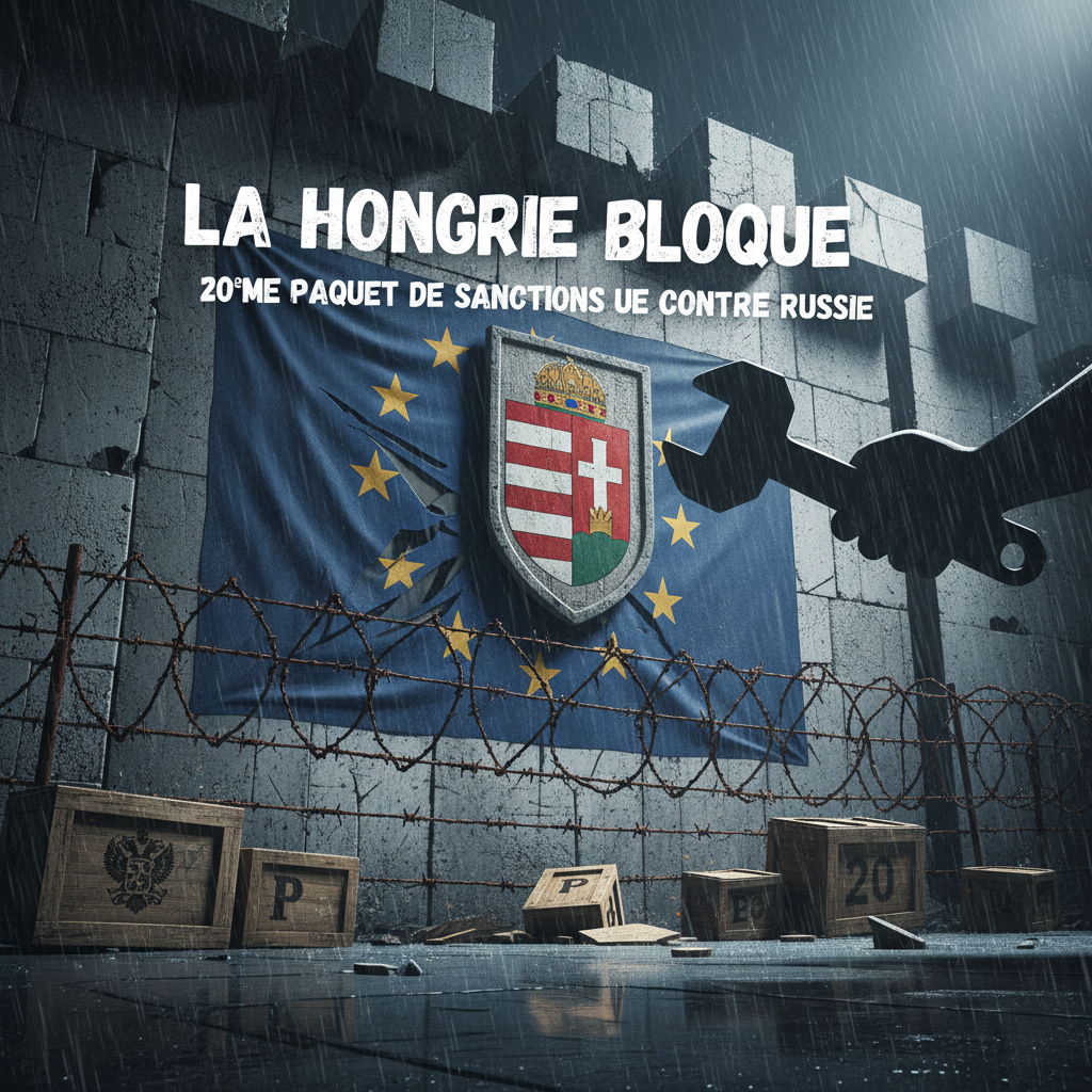 La Hongrie prévoit de bloquer le 20ème paquet de sanctions européennes contre la Russie