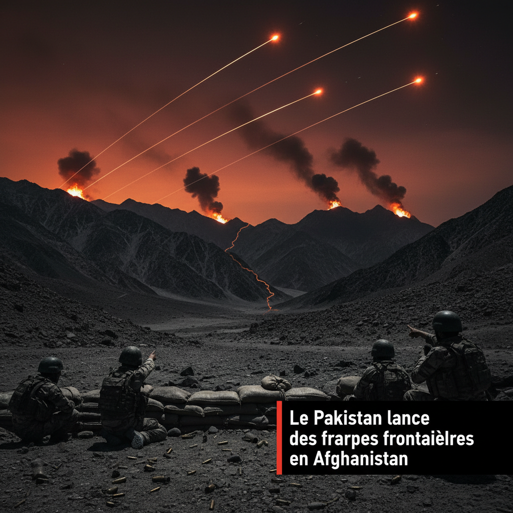 Pakistan effectue des frappes transfrontalières en Afghanistan
