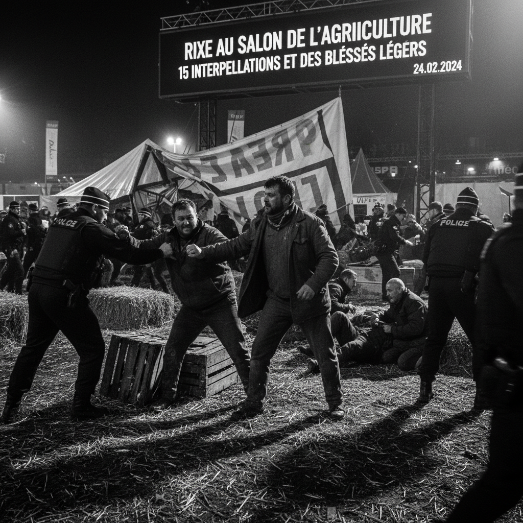 Rixe au Salon de l'Agriculture : 15 Interpellations et Blessures Légères