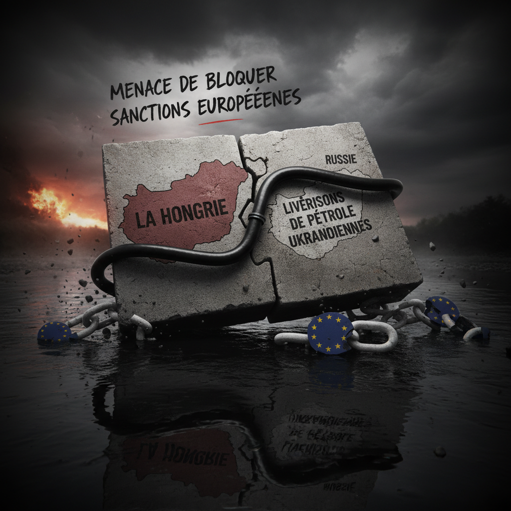 La Hongrie menace de bloquer les sanctions européennes contre la Russie en raison des livraisons de pétrole ukrainiennes