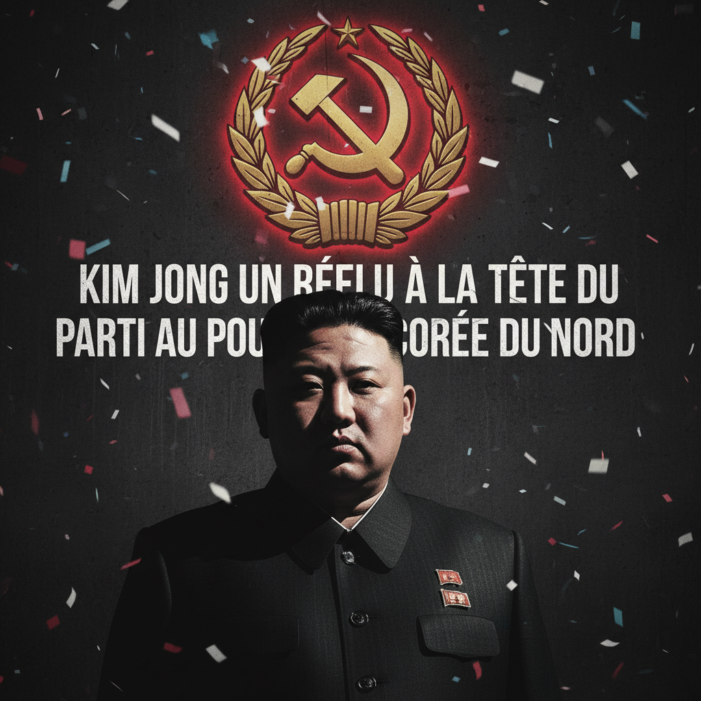 Kim Jong Un réélu à la tête du parti au pouvoir en Corée du Nord