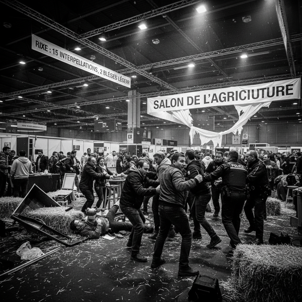 Rixe au Salon de l'Agriculture : Quinze interpellations et blessures légères