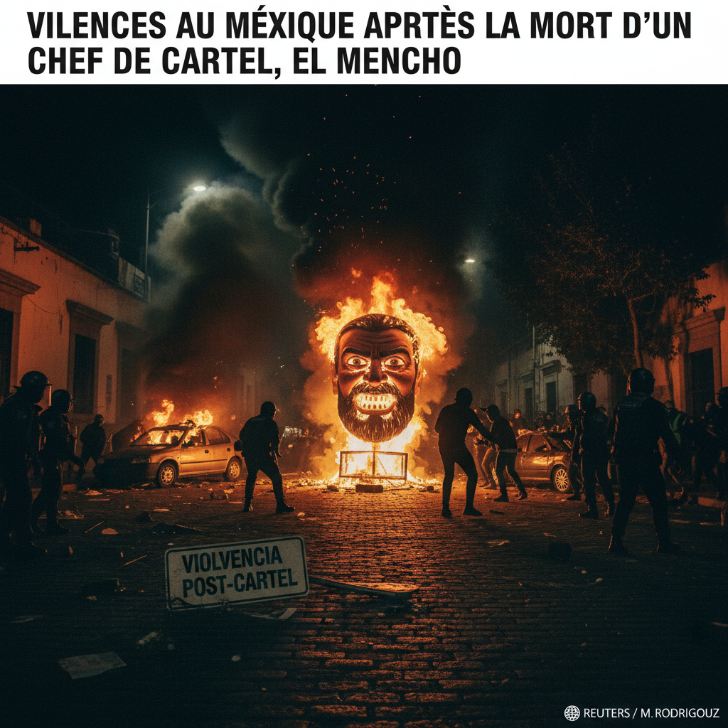 Violences au Mexique après la mort d'un chef de cartel