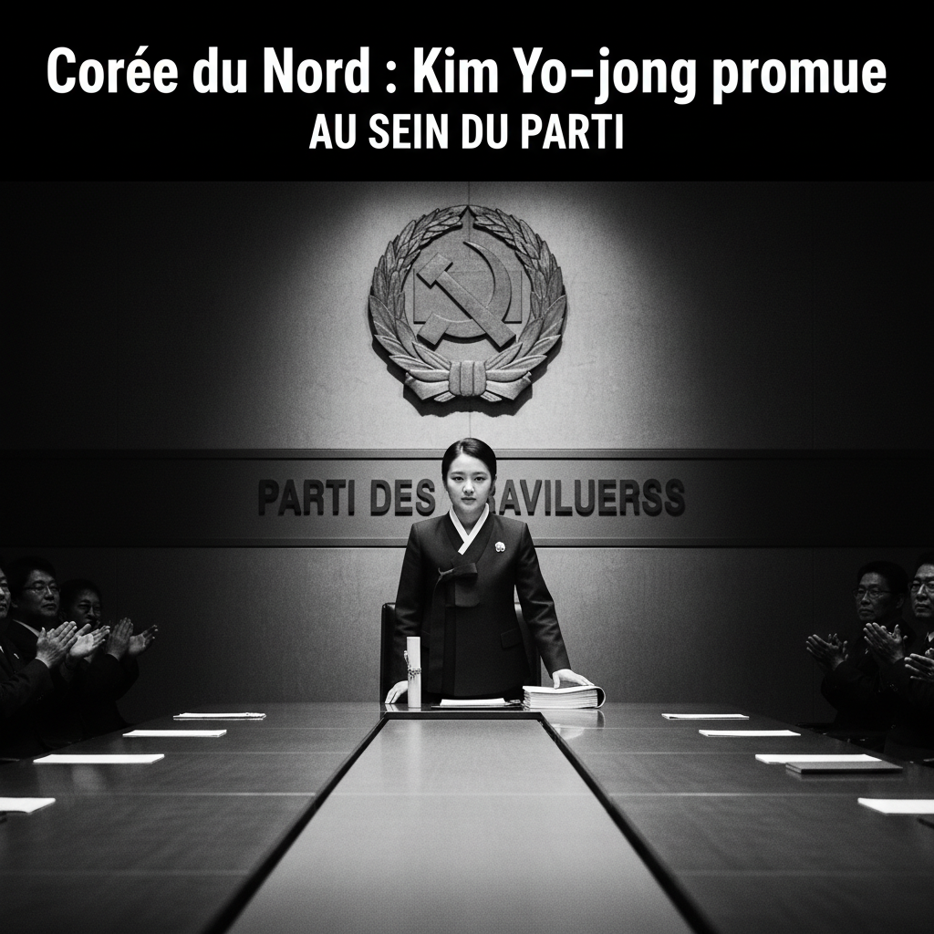 Corée du Nord : Kim Yo-jong promue au sein du Parti des travailleurs