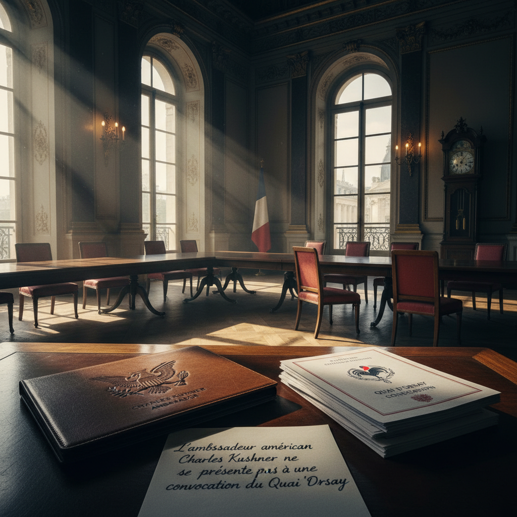 L'ambassadeur américain Charles Kushner ne se présente pas à une convocation du Quai d'Orsay