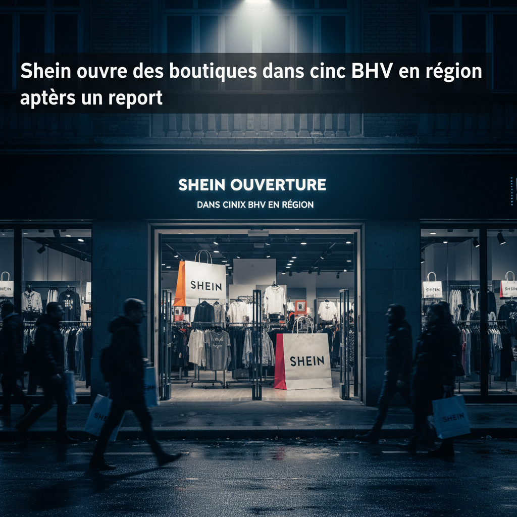 Shein ouvre des boutiques dans cinq BHV en région