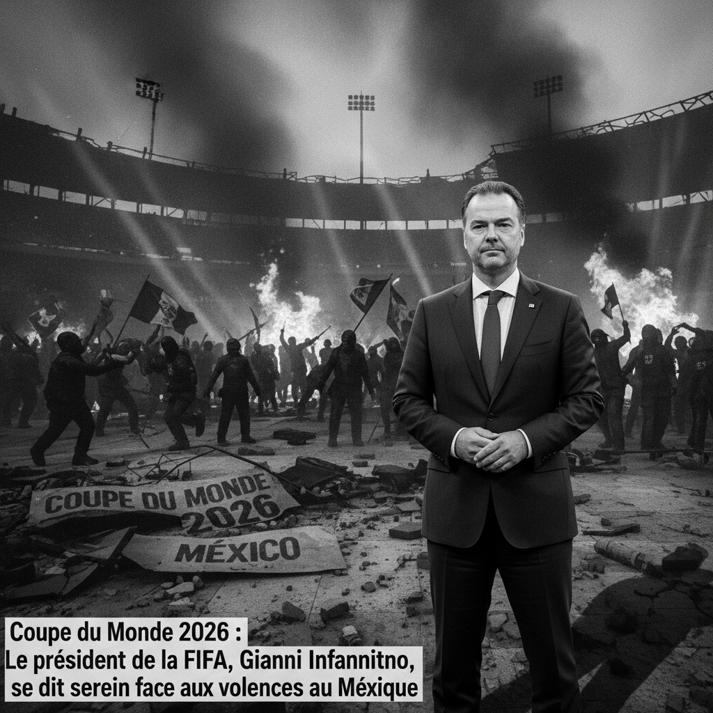 Coupe du Monde 2026 : Gianni Infantino serein face aux violences au Mexique