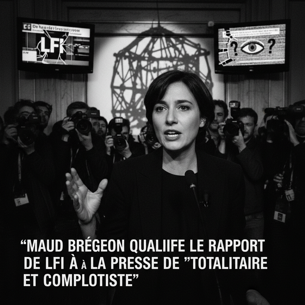 Maud Bregeon qualifie le rapport de LFI à la presse de "totalitaire et complotiste"