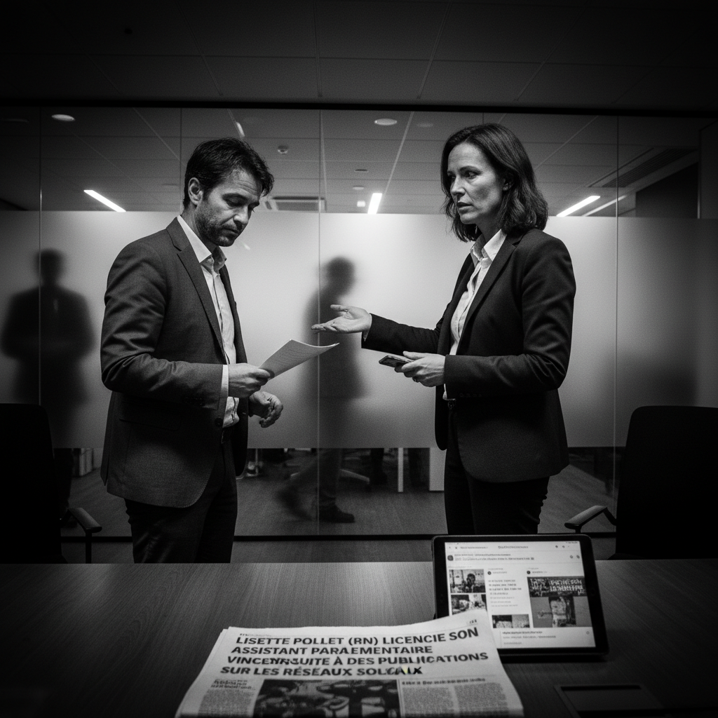 Lisette Pollet (RN) licencie son assistant parlementaire Vincent Claudin suite à des publications sur les réseaux sociaux