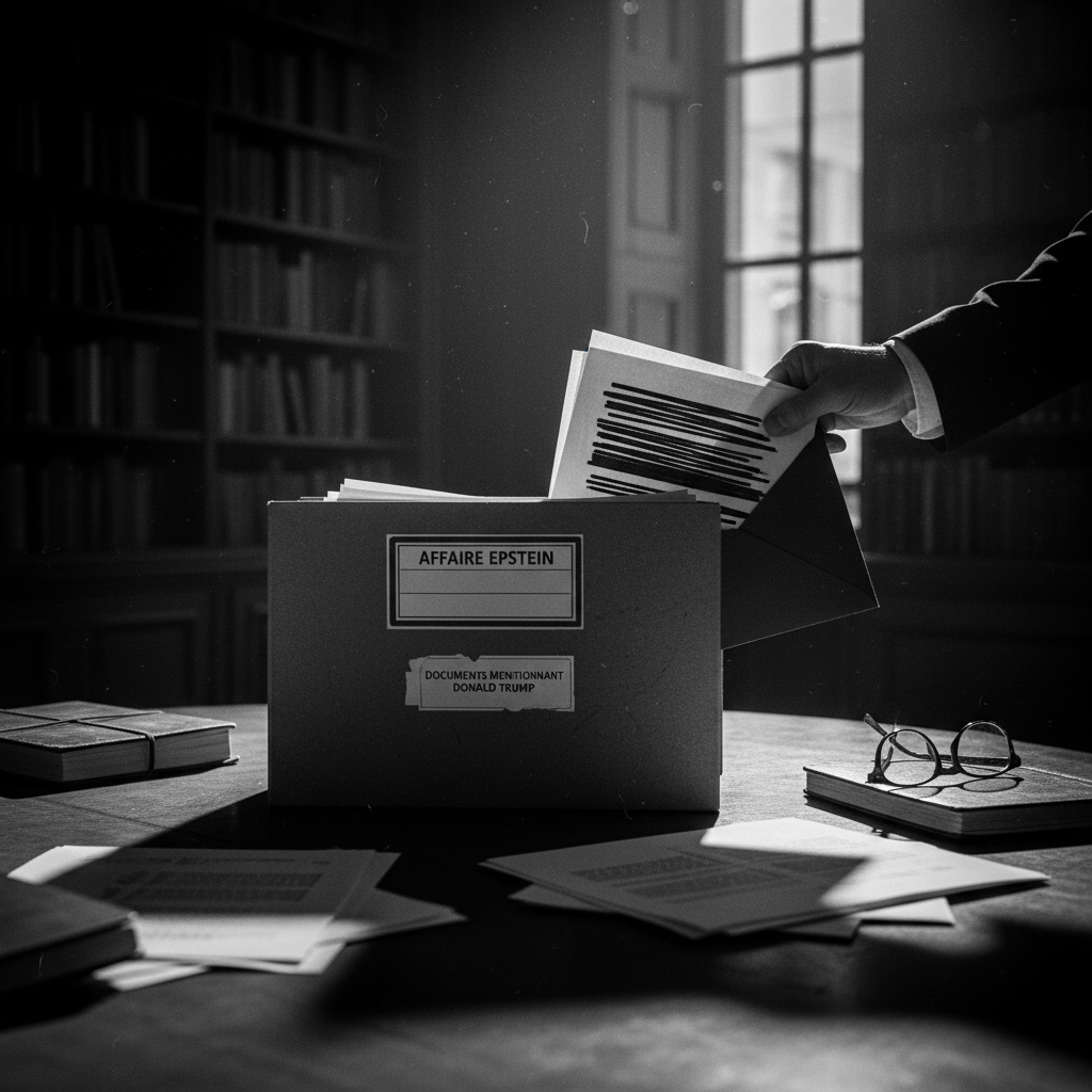 Affaire Epstein : Des documents mentionnant Donald Trump retirés du dossier, selon des médias américains