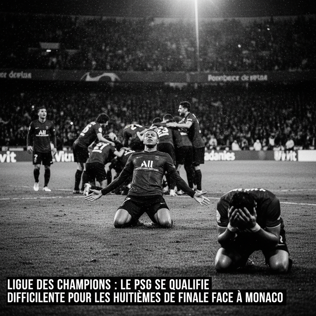 Ligue des champions : Le PSG se qualifie pour les huitièmes de finale en éliminant Monaco