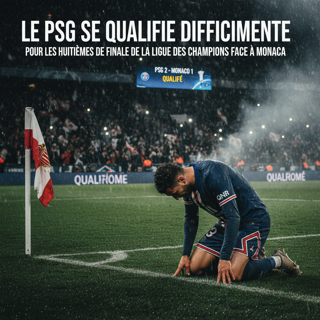 Le PSG se qualifie pour les huitièmes de finale de la Ligue des champions après un match nul contre Monaco